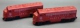 American Flyer Santa Fee 21206 A & B Train Engines