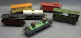 Lionel Lines Pre-War Train Cars- Tank, Searchlight