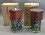 Lot of 2 American Flyer 596 Water Tanks w/Boxes