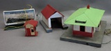 Lot of 4 Model RR Accessories-Mystic Station + Oth