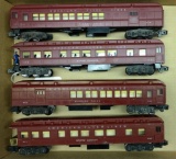 Lot of 4 American Flyer Passenger Cars