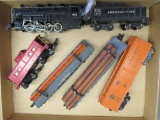 American Flyer 342 Engine w/3 Cars & Caboose-Flat
