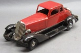 Hoge Wind Up Fire Chief Car- Headlight version