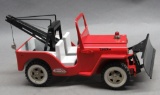 Tonka Jeep Wrecker w/ Snow blade- Prof Restored