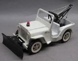 Tonka Jeep Wrecker w/ Snow blade- Prof Restored