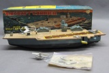 Marx Battery Operated Aircraft Carrier w/ Vehicles