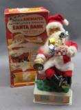 Santa on the Roof Coin & Battery Operated Toy