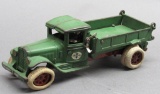 Cast Iron Arcade Dump Truck w/ Driver no. 236