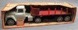 Ertl Semi Stake Flat bed Truck & trailer w/box