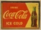 SST Drink Coca-Cola Ice Cold Advertising Sign