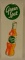 SST Green Spot Orange Soda Embossed Sign NOS
