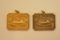 1949 & 1951 Abe Lincoln Motorcycle Trails Run Pins
