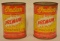 Lot Of Vintage Indian Motorcycle Premium Oil Cans