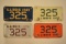 1949-1952 Illinois Motorcycle License Plates