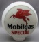 Mobilgas Special Wide Milkglass Body Gas Globe