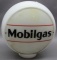 Mobilgas Wide body Milkglass Gas Globe single lens