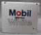 Mobil Marine White PPP Pump Plate Sign
