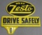 Drink Zesto Drive Safely License Plate Topper Sign