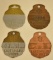 (4) International Harvester Factory Tags