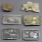 Lot of IH Related Belt Buckles- Pewter +