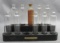 Standard Oil Company Oil Sample Rack w/Glass Bottl