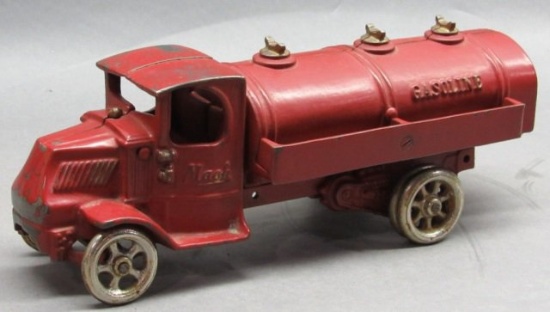 1925 Arcade Cast Iron Mack Tank "Gasoline" Truck