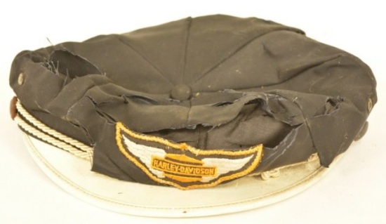 Vintage Harley Davidson Cloth Cap
