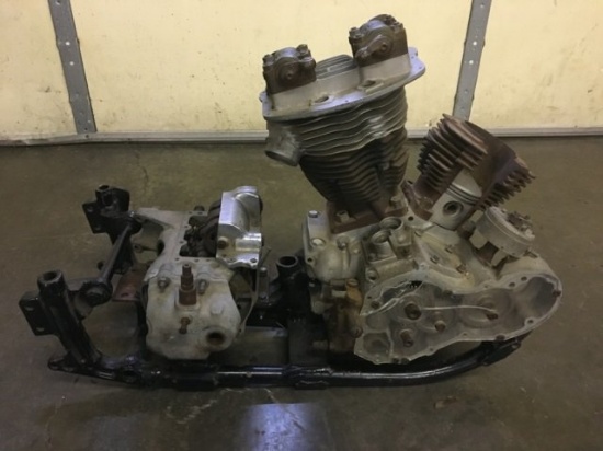Rare Panhead Cut Away Motor