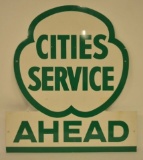 SST Cities Service Ahead Advertising Sign