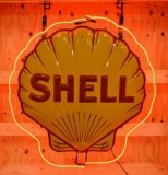 DSP Shell Embossed Clamshell Neon Advertising Sign