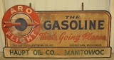 SST ARO Flight Gasoline Advertising Sign