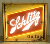 Vintage Schlitz Beer Neon Advertising Sign