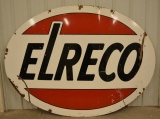 Large Oval DSP Elreco Advertising Sign