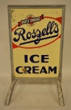DSP Roszells Ice Cream Framed Curb Sign