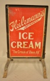 DST Heilemann's Ice Cream Framed Curb Sign