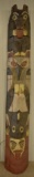 Vintage Native American Carved Totem Pole 102