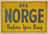 SST See Norge Before You Buy Embossed Sign