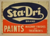 SST Sta-Dri Paints Embossed Sign