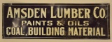 SST Amsden Lumber Co. Embossed Sign