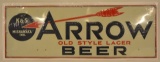 SST Arrow Old Style Lager Beer Embossed Sign