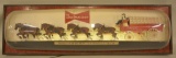 Large Vintage Budweiser Clydesdales Lighted Sign