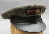 Sinclair Gasoline Attendant Cap- Wool w/Rattan ban