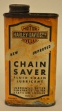 Vintage Harley Davidson Chain Saver Fluid Can