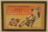 1957 Harley-Davidson Competition Models Poster