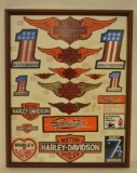 1974 Harley-Davidson Dealer Decal Sales Display