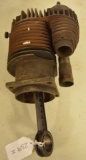 Early Harley Davidson F-Head V-Twin Rear Cylinder