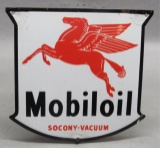 Small Mobiloil Socony-Vacuum Lubester Pump Plate