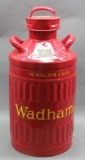 Wadhams 10 Gallon Can w/ Brass Tag- Ellisco