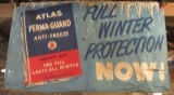 Atlas Perma Guard Anti Freeze Canvas Banner Sign