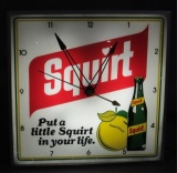 Squirt Soda Pam Clock- Square 1977